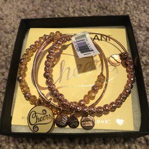 Alex and Ani Cheers Bracelet Stack (3)